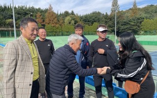 제33회 경상남도생활체육대축전 격려 (테니스)