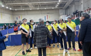 제33회 경상남도생활체육대축전 격려 (탁구)