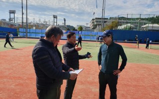 제33회 경상남도생활체육대축전 격려 (소프트테니스)