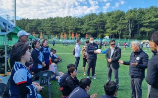 제33회 경상남도생활체육대축전 격려 (족구)