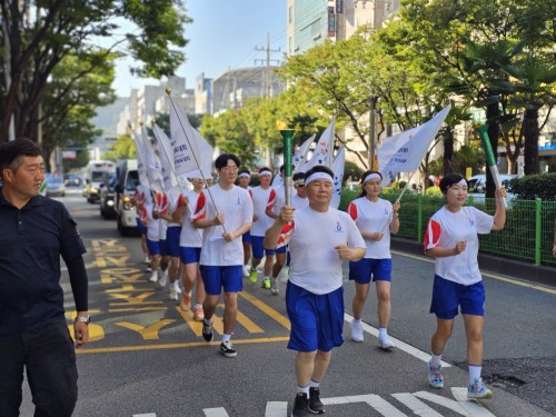 제105회 전국체전 및 제44회 전국장애인체전 성화봉송